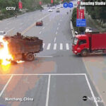 중국의 기이한 교통사고 움짤