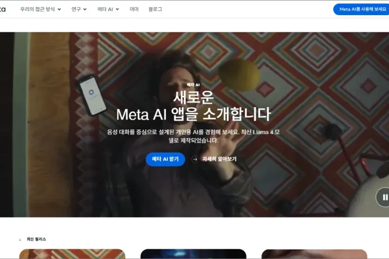 Meta AI (메타 에이아이) 바로가기