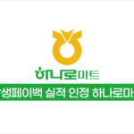 상생페이백 소비실적 인정 하나로마트 목록