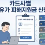 고유가 피해지원금 신청 9개 카드사 페이지 바로가기
